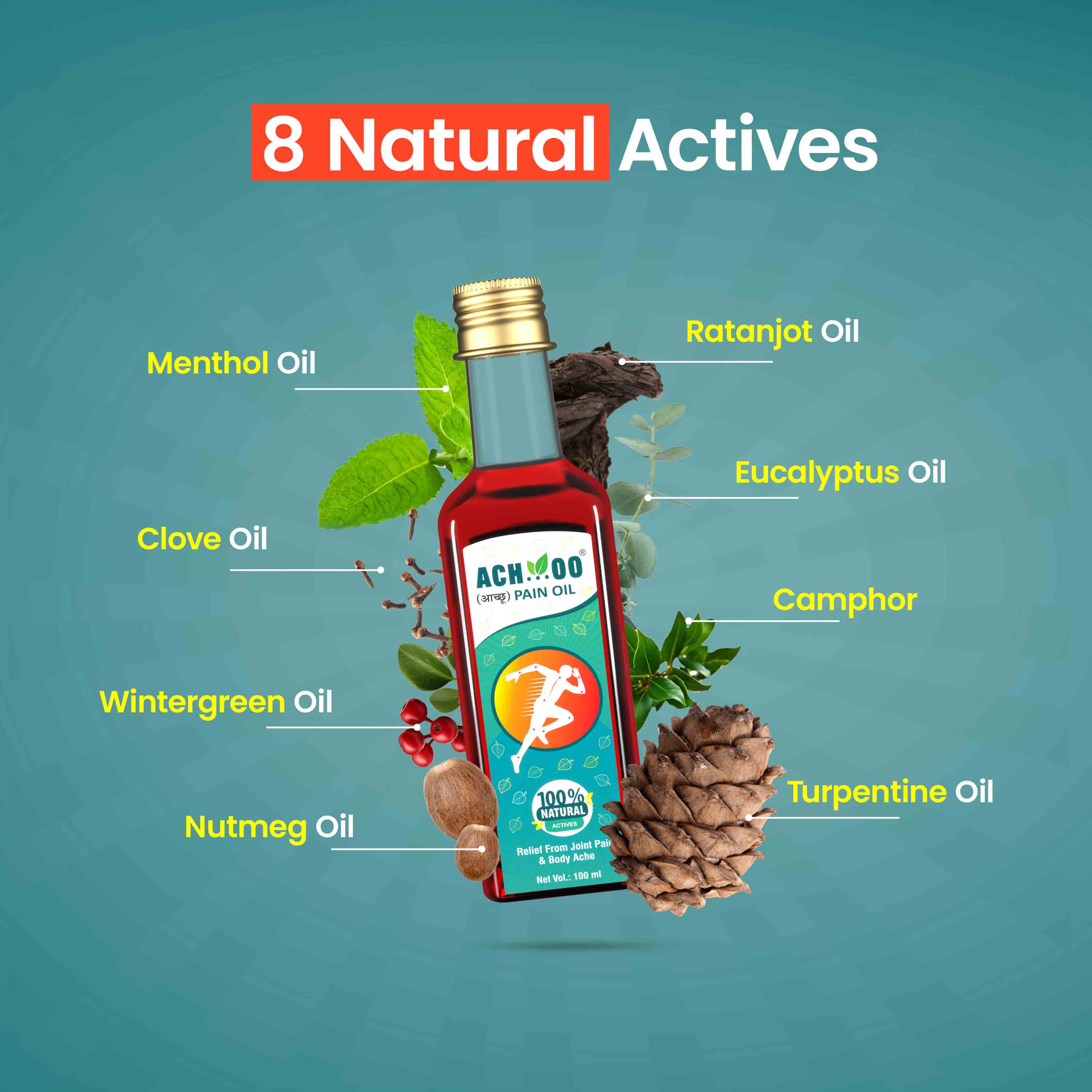 Achoo Pain Relief Oil Ayurvedic